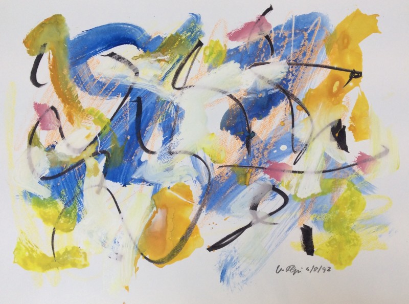 Abstract Art - lines and brush strokes