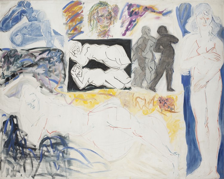 Fay Lansner Sacred & Profane Love, Oil on canvas, 76 x 96