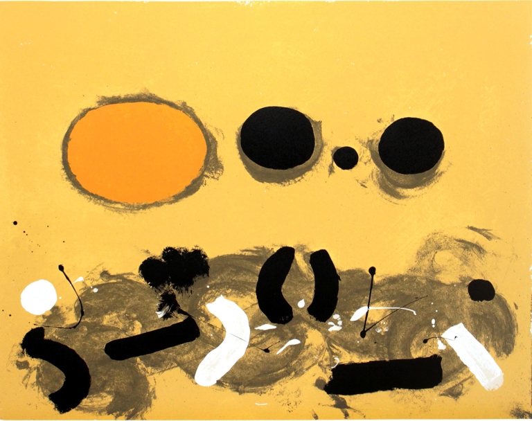 Adolph Gottlieb Orange Oval