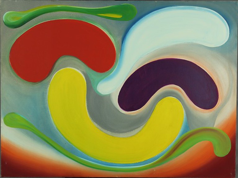 Norman Carton, Untitled (No. 1487), 1970s, Oil on canvas, 36_ x 48_